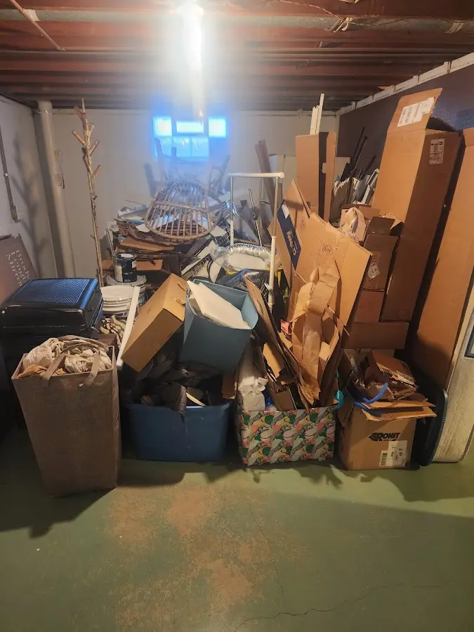 Roll-off dumpster container at job site for 2 Yard Dumpster Rental in Stevenson Ranch